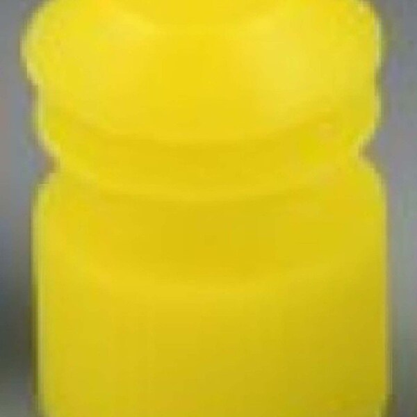 Mckesson Yellow Tube Closure for use with 13 mm Blood Drawing Tubes, 1000PK 177-118240Y - main